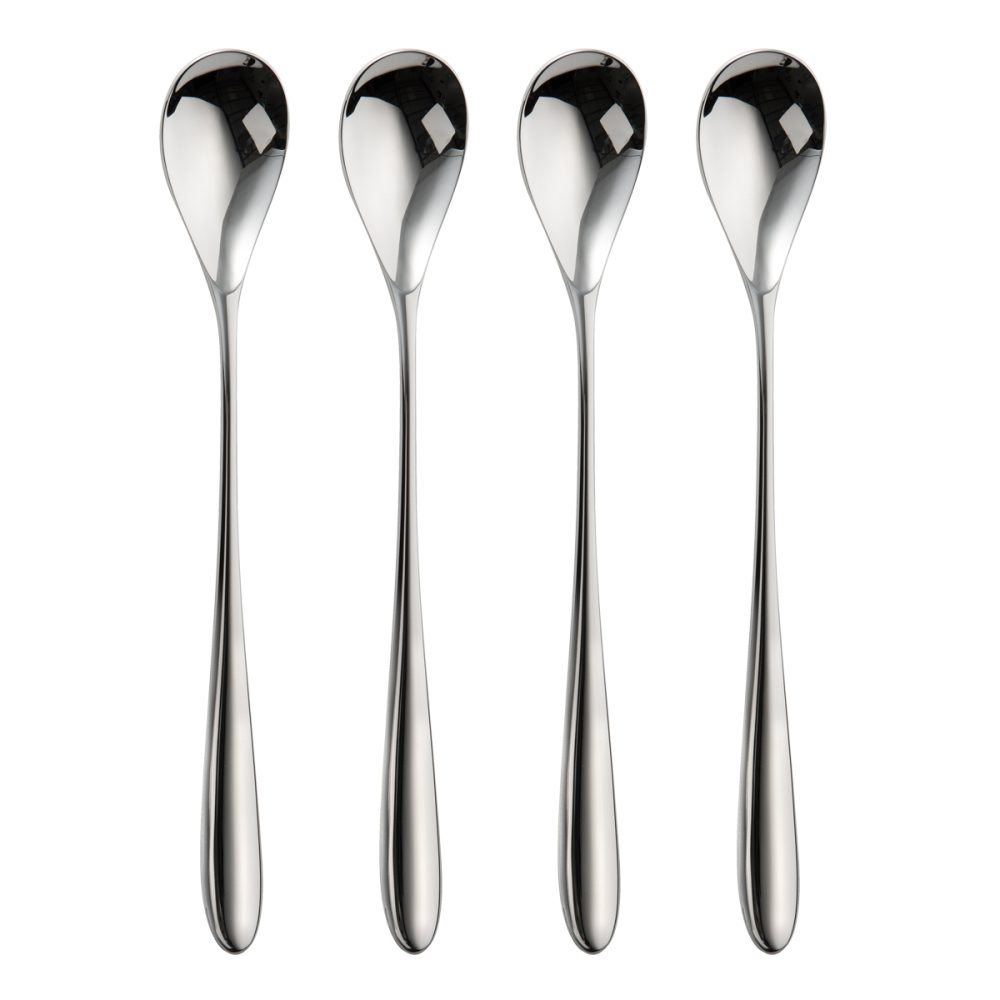 Bourton Bright lattesked 4-pack, Rostfritt stål