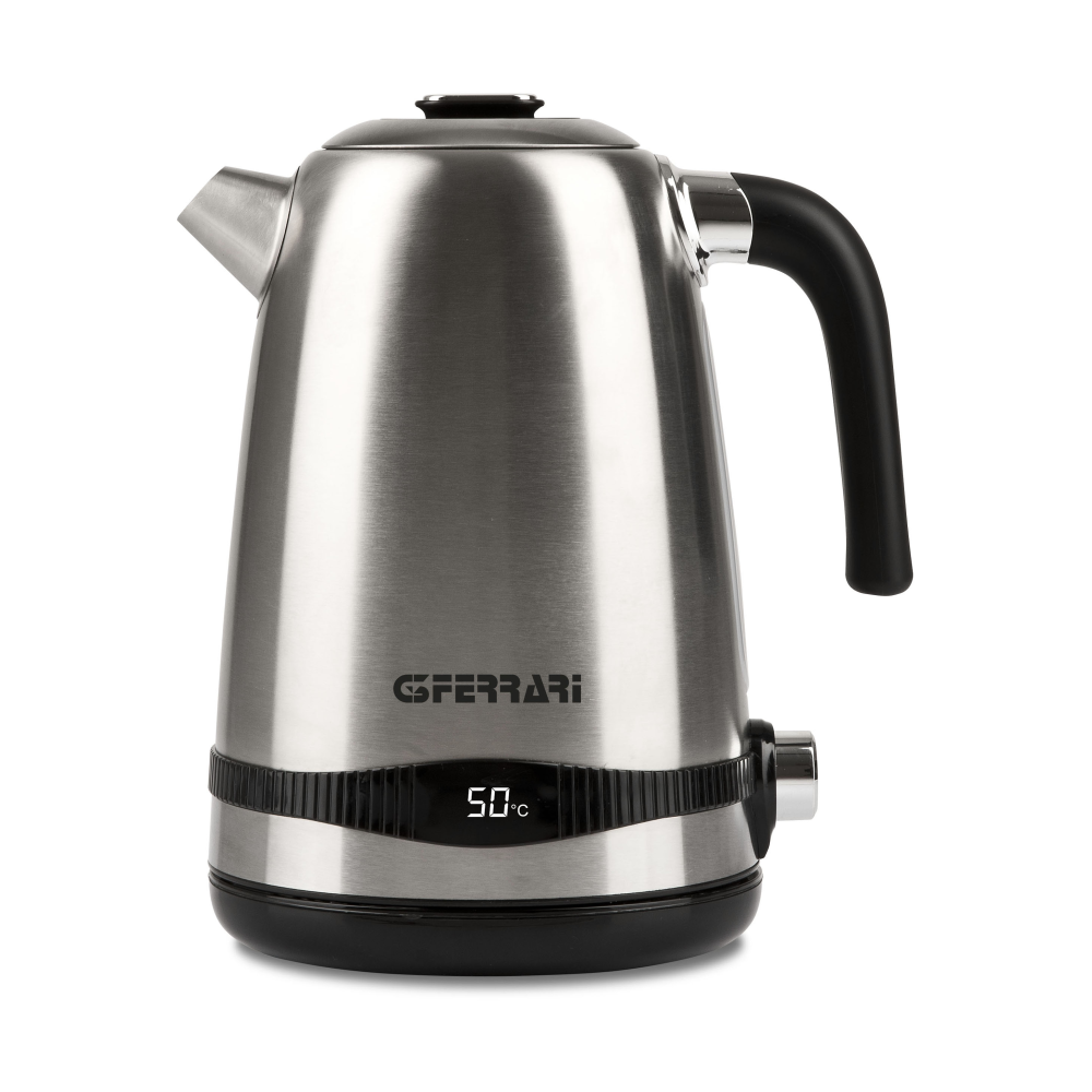 Tisaniere vattenkokare 1,7 l, Silver-svart