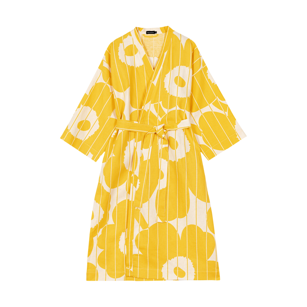 Vesi Unikko morgonrock L/XL, Spring yellow-ecru