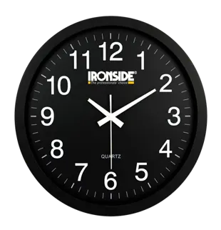 Ironside 900017 Väggklocka Ø 30 cm Svart