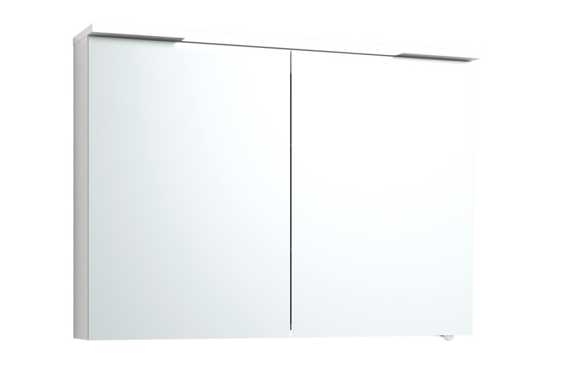 SPEGELSKÅP SVEDBERGS SKURU VIT LED EL 2HYLL TVLJ 101X21X72,5CM