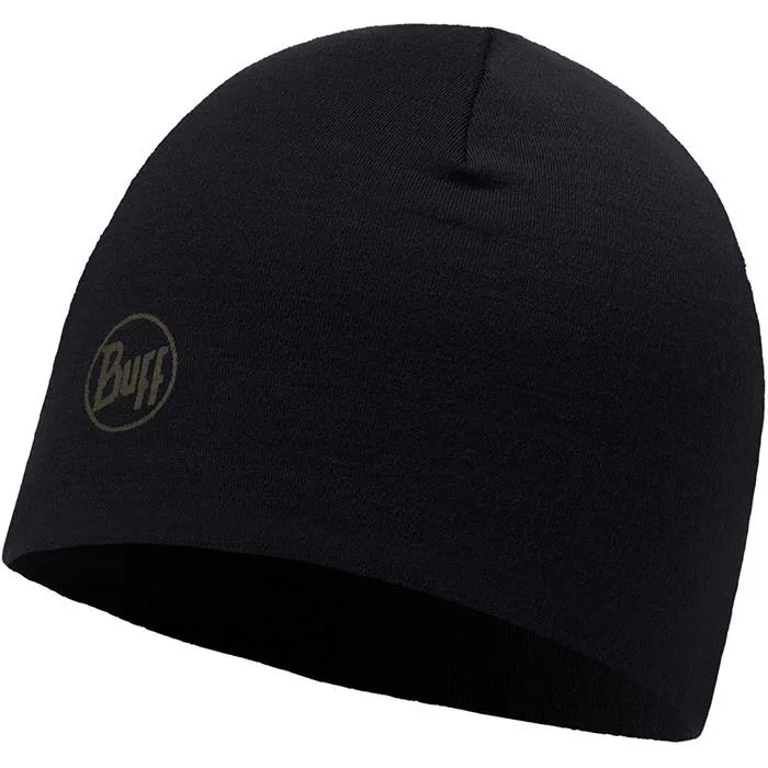 Buff Merino Wool Thermal Mössa svart
