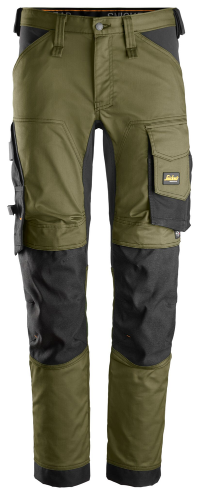 STRETCHBYXA SNICKERS WORKWEAR KHAKIGRÖN/SVART 50