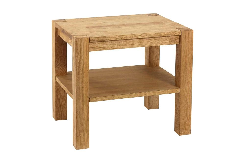Demottte Sängbord 50 cm med Förvaring Hylla