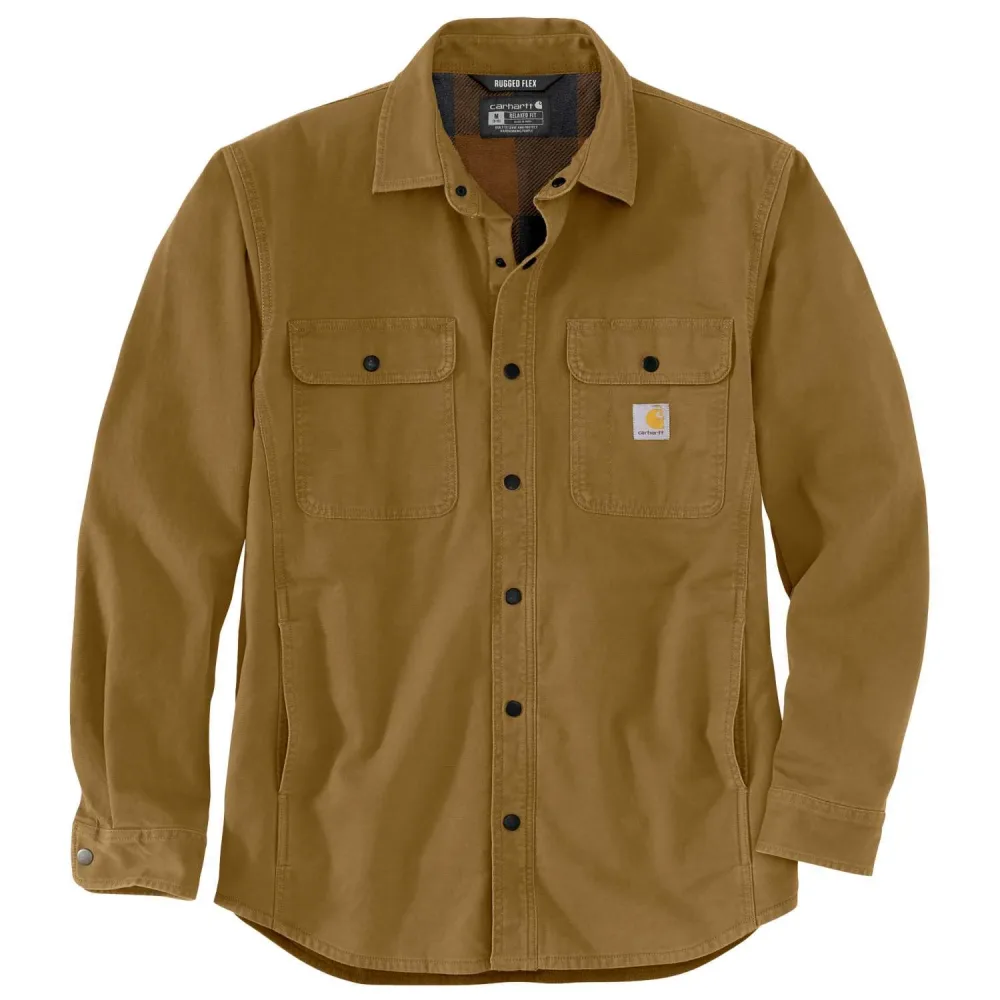 Carhartt 105419B33-XL Skjorta Rörelsefrihet och slitstyrka Ekbrun - Bild 2