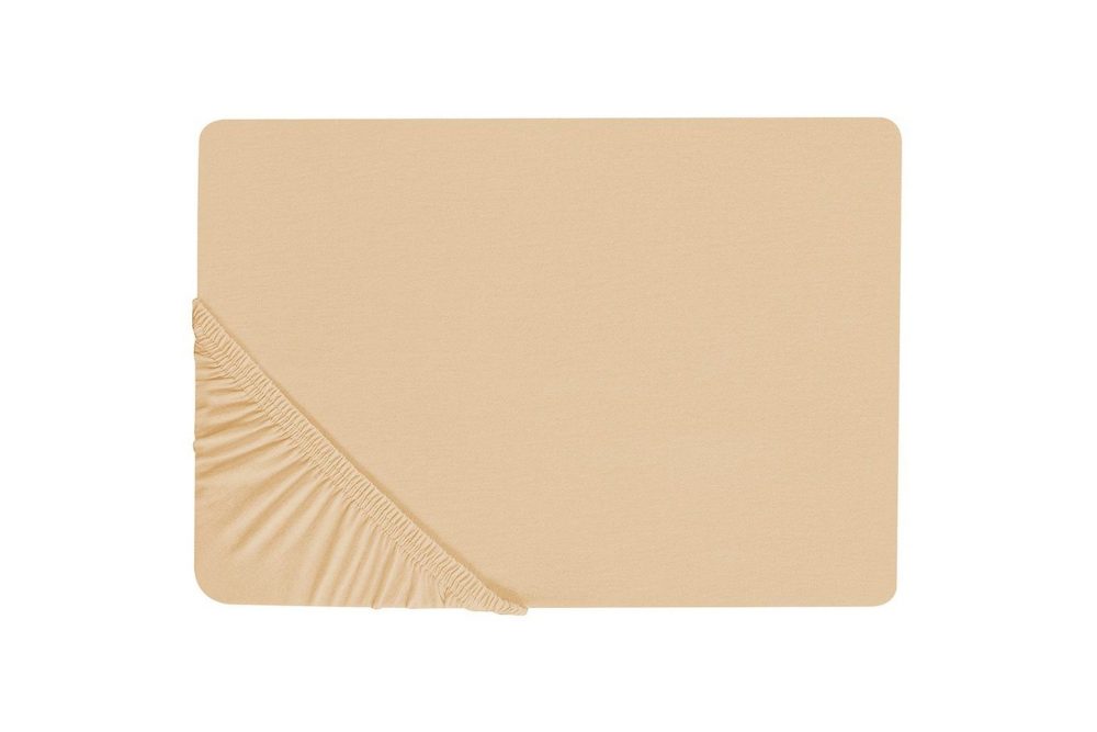 Dra-på-lakan Janbu Sandbeige, 90x200 cm