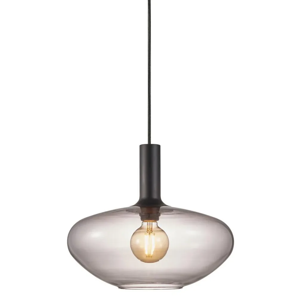 Nordlux ALTON Pendelarmatur rökfärgad, 35 cm