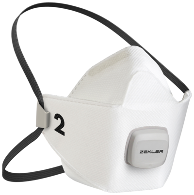 HALVMASK FILTRERANDE 1502V ZEKLER FFP2V S