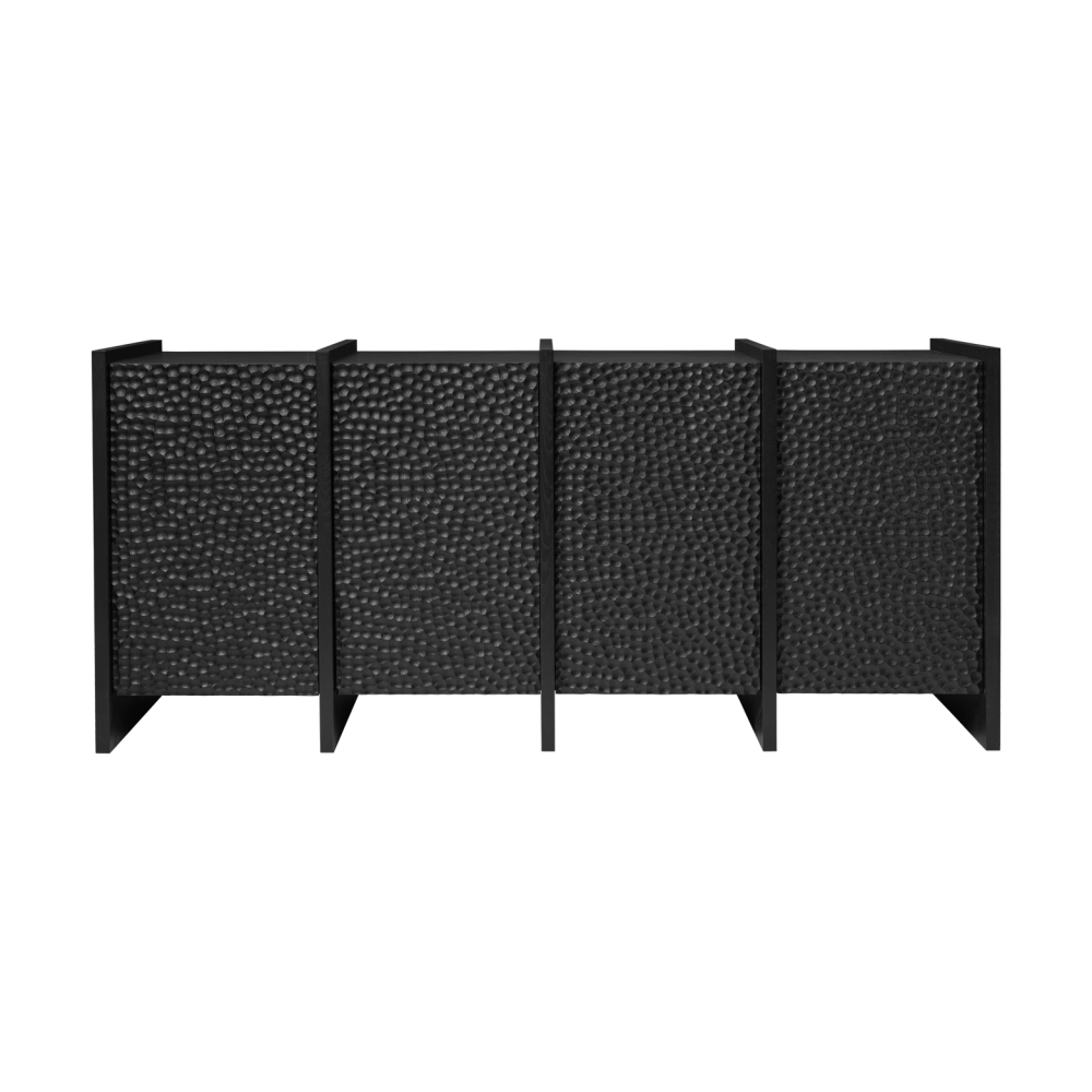 Scarni skänk, Mörkbetsad ask, 163x50x74 cm
