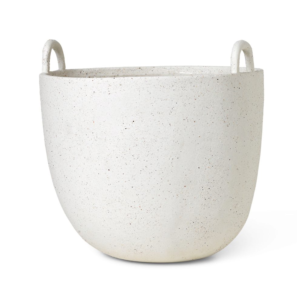 Speckle kruka Ø30 cm, Off white