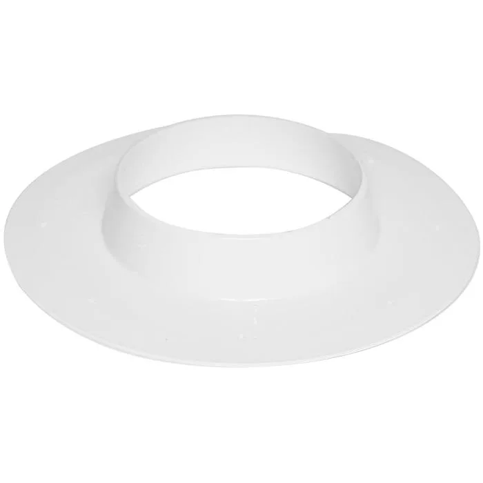 Faluplast 50200 Täckbricka delbar, med krage, vit 180 x 110 mm