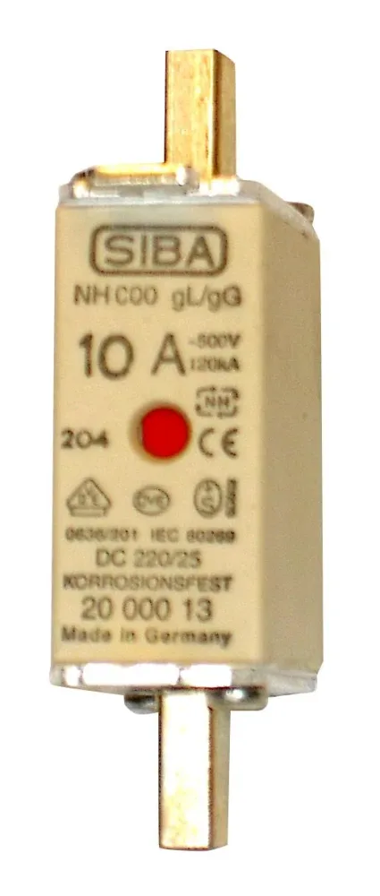 SIBA 2000313.100 Knivsäkring NH1, gL/gG 100 A, 3-pack