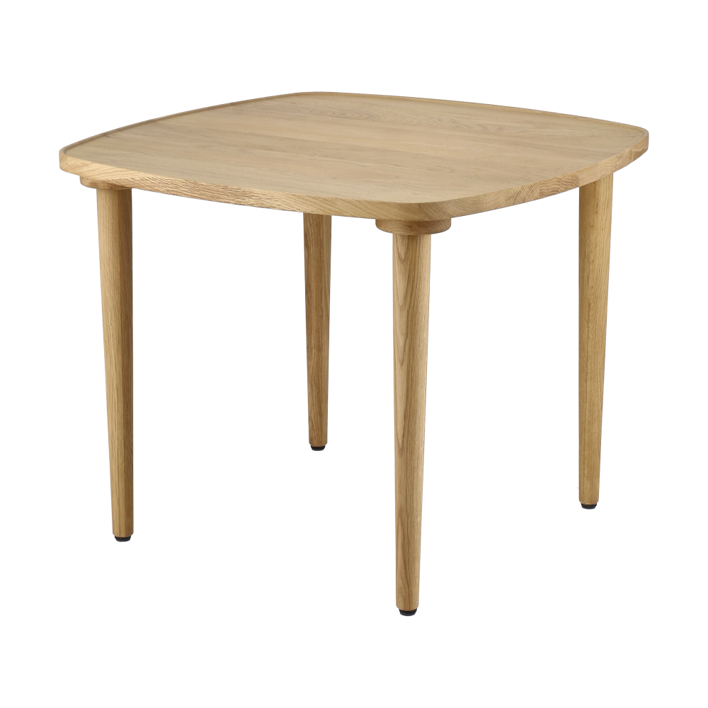 Nyhem soffbord 59x59x47 cm, Naturlackad ek