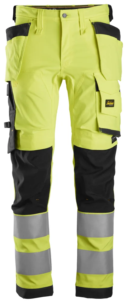 Snickers Workwear 6243 AllroundWork Arbetsbyxa varsel, orange/svart Varsel, Orange/Svart