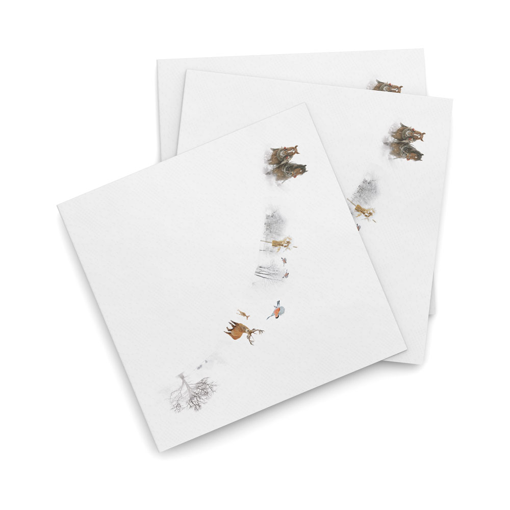 Julemorgen servett 40x40 cm 20-pack, Story