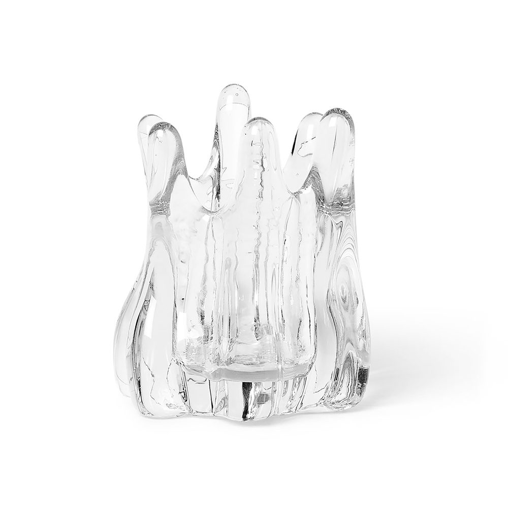 Holo värmeljusstake Ø10 cm, Clear