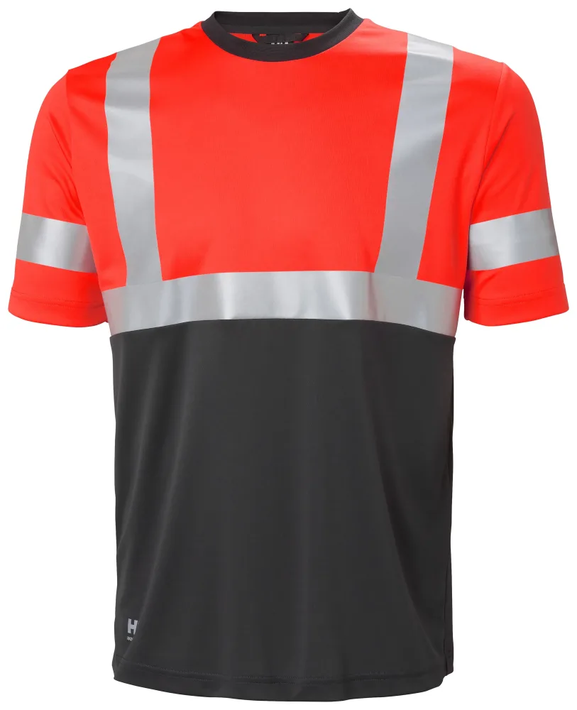 Helly Hansen Workwear Addvis 79254_369 T-shirt gul/svart, varsel S