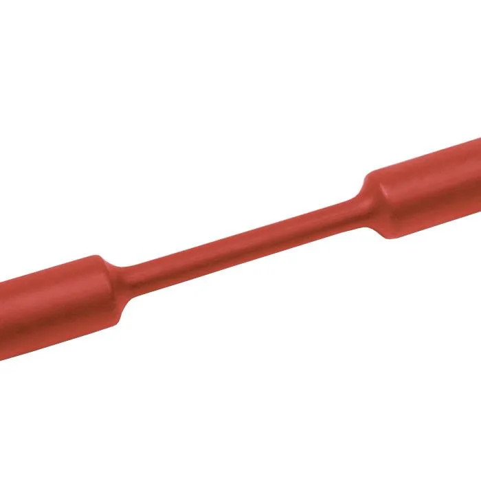 Hellermann Tyton TF31 Krympslang röd, 30 m 12/4 mm
