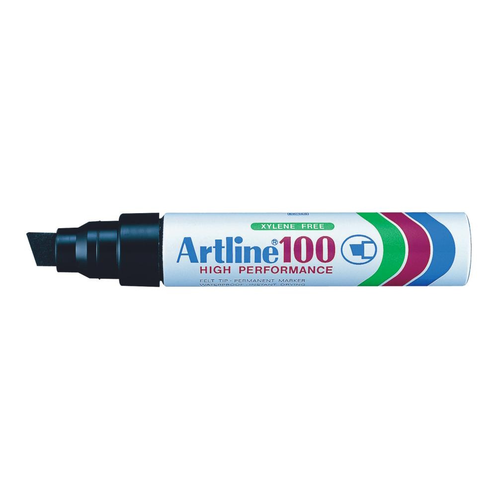 Märkpenna 100, 12mm, Svart, 6st, Artline
