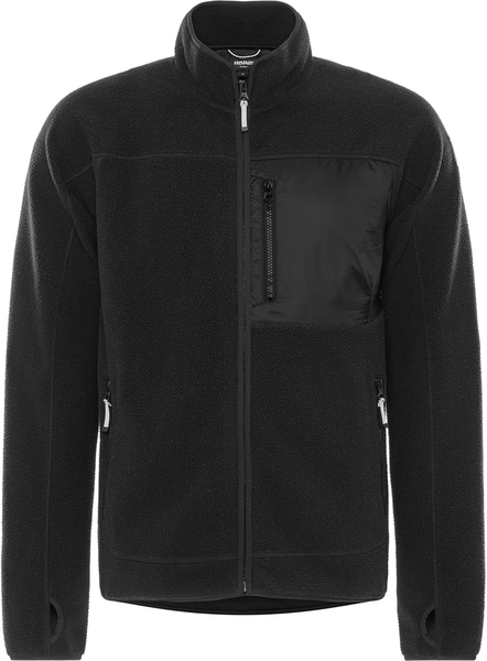 FLEECEJACKA ARGON SVART XL PILE