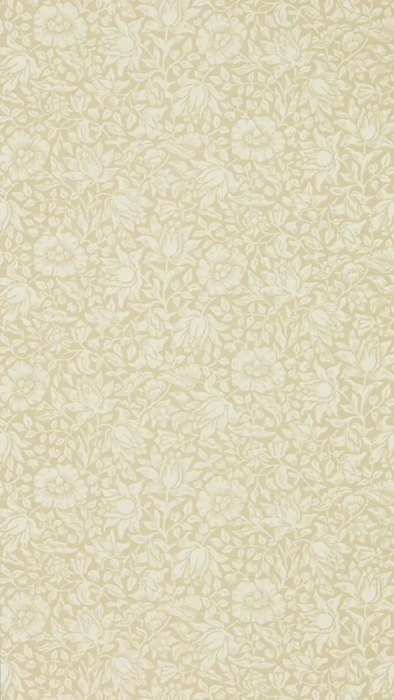 Morris & Co - Mallow Soft Gold Melsetter Wallpapers