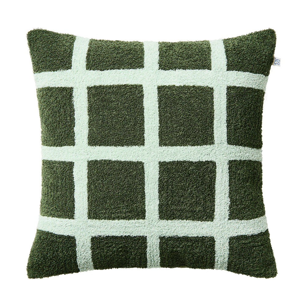 Check kuddfodral 50x50 cm, Cactus green-aqua