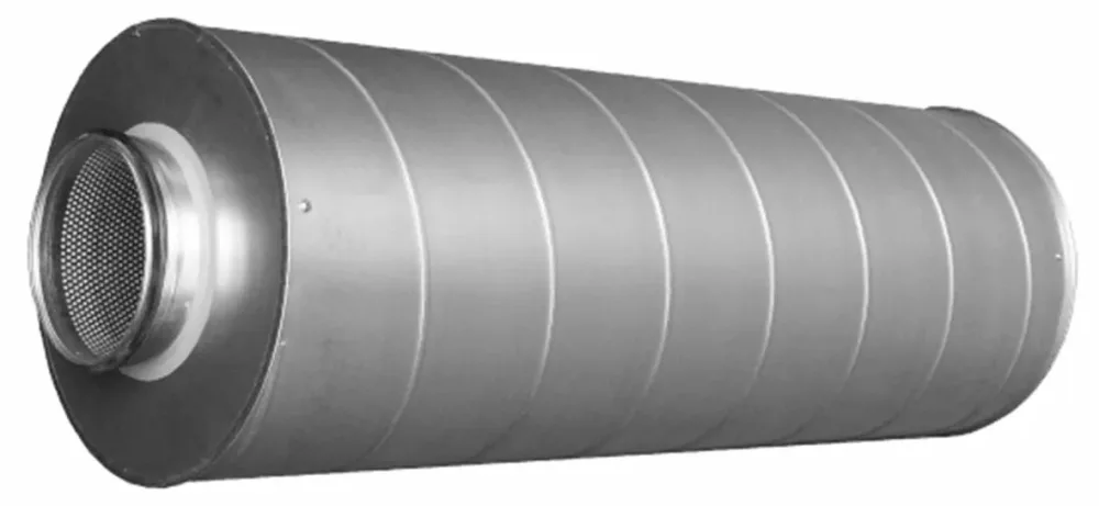 Grundström TOC-50-125-600 Ljuddämpare rund anslutning Ø 125, 600 mm - Bild 2