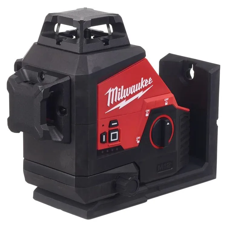 Milwaukee M12 3PL-0C Korslaser grön, utan batterier och laddare