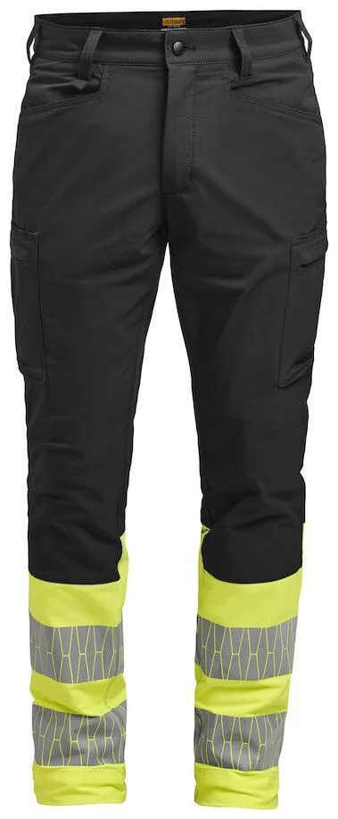 Jobman 2328 Servicebyxa gul, varsel C48