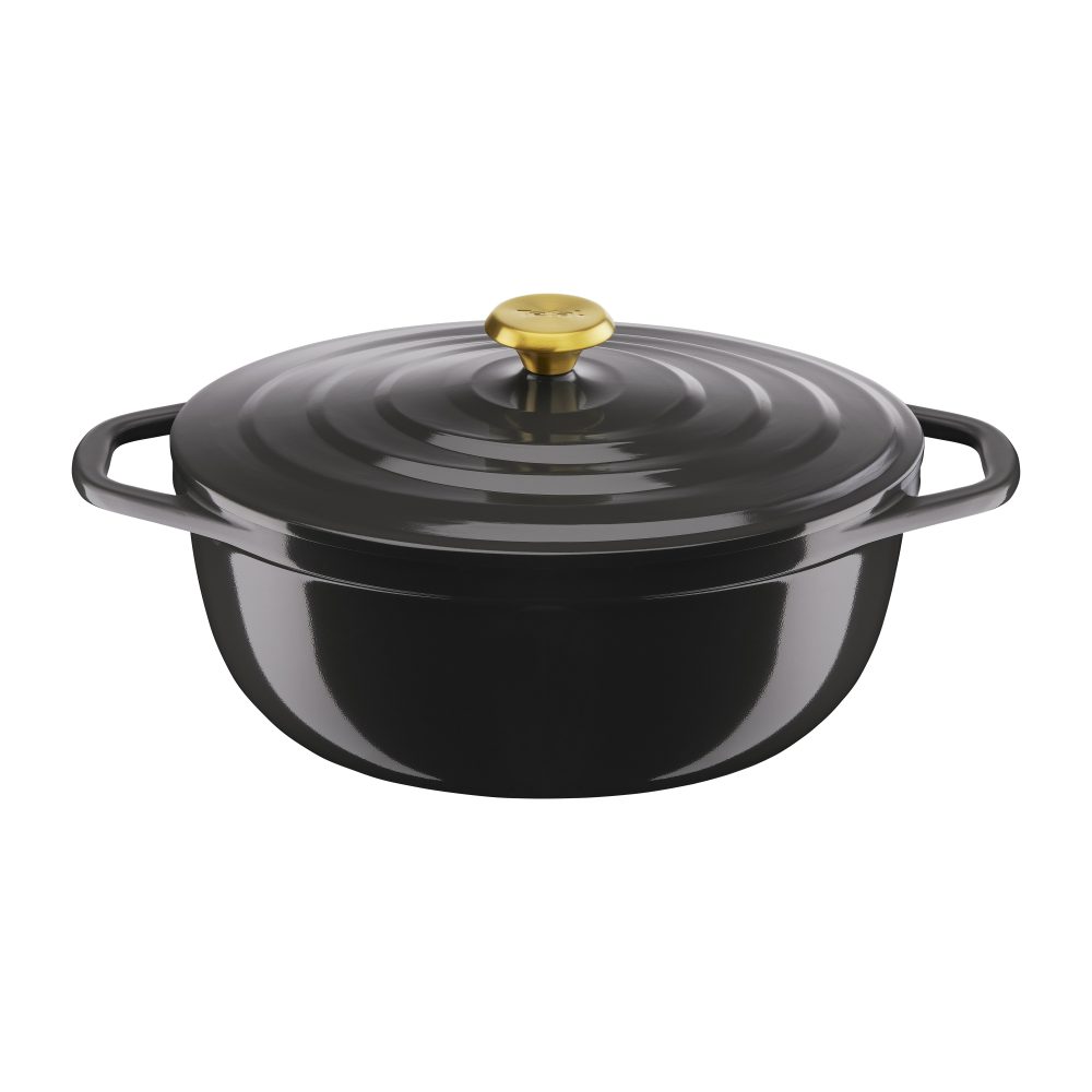 Air oval gryta 5,7 l, Grå