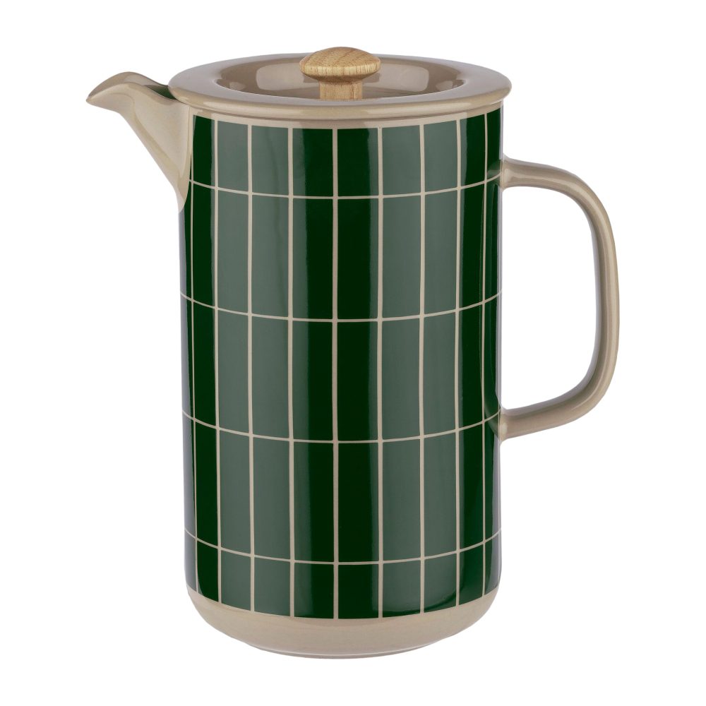 Tiiliskivi kaffepress 0,9 l, Terra-dark green