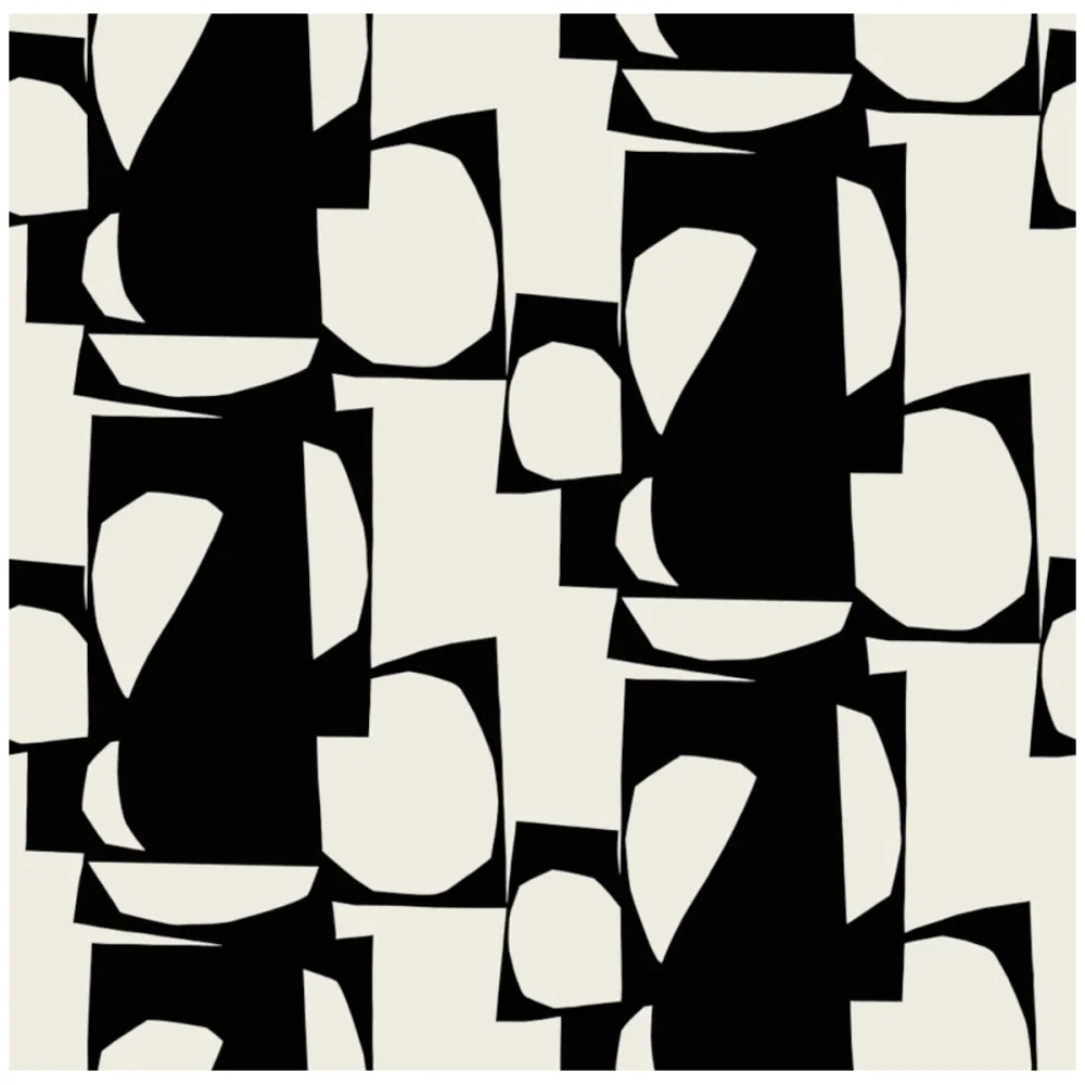 Marimekko 7 Konkelo 25940 Svart Tapet - Midbec | Stuvbutiken