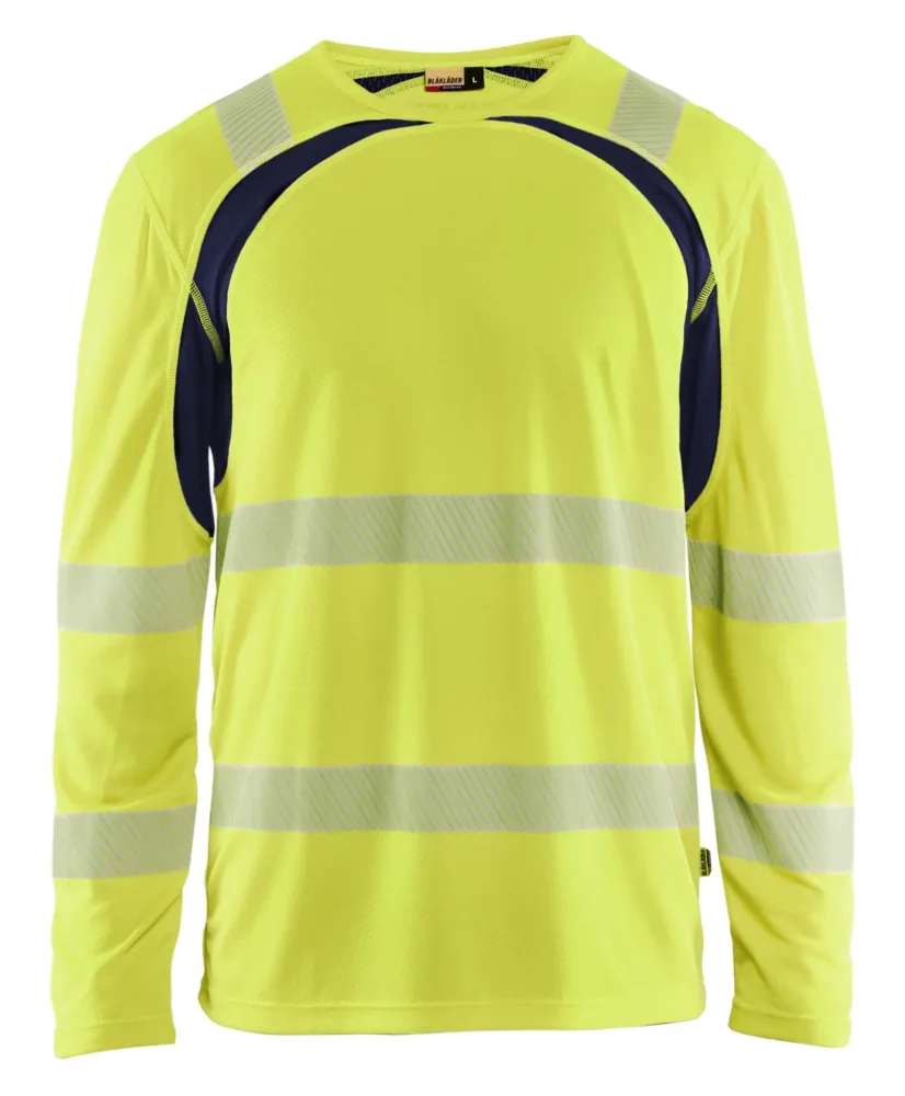 Blåkläder 359910133399XXL T-shirt varsel, gul/svart Gul/svart