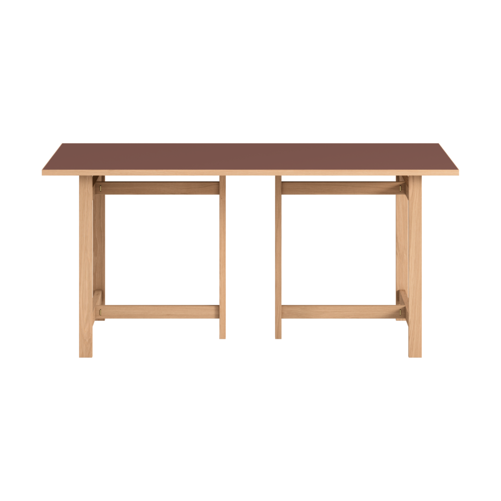Moebe Rectangular matbord, Burgundy, 160x90 cm