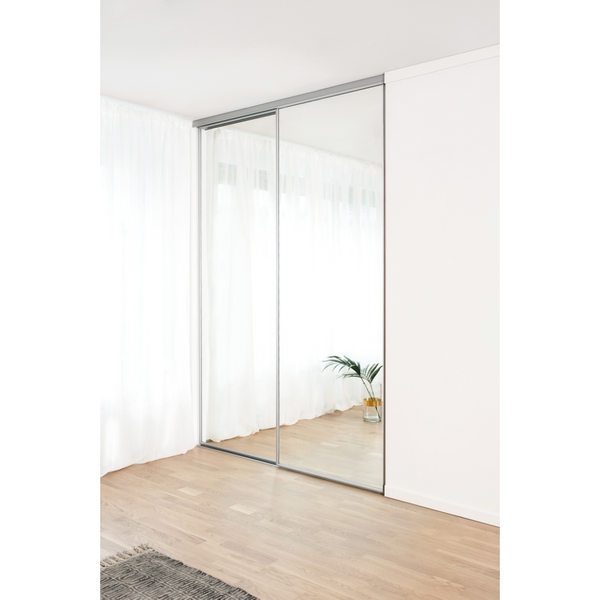 SKJUTDÖRR ORGINAL SPEGEL2 VIT 623X2350MM ELFA 261362