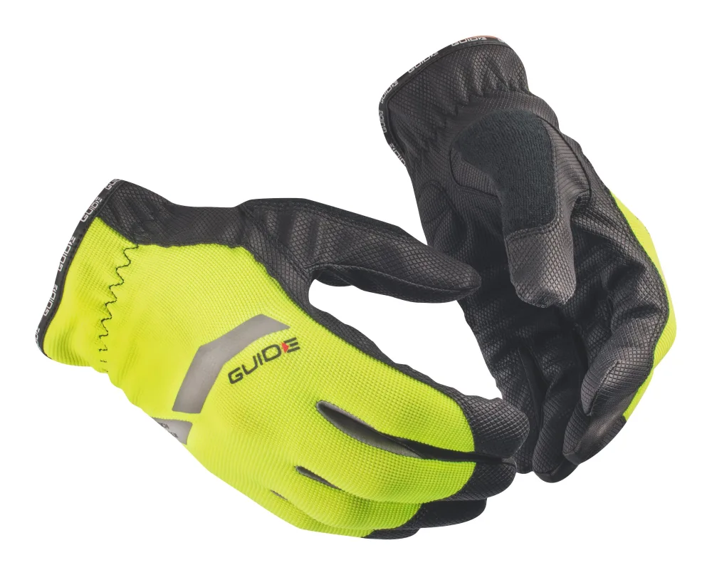 Guide Gloves 5121 Handske Hi-Viz, touch, syntet 12