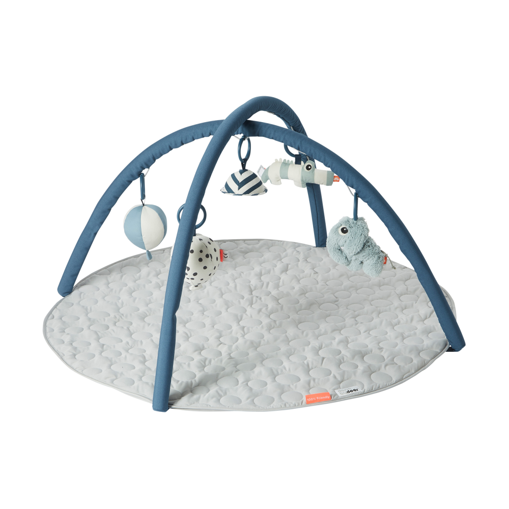 Deer Friends babygym Ø90 cm, Blue