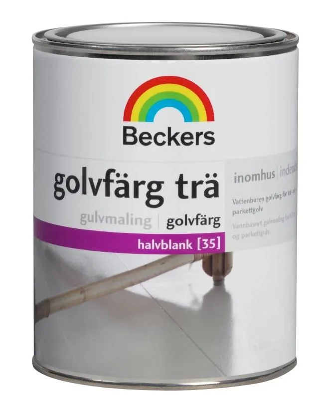 Beckers Trä Golvfärg halvblank Valfri kulör