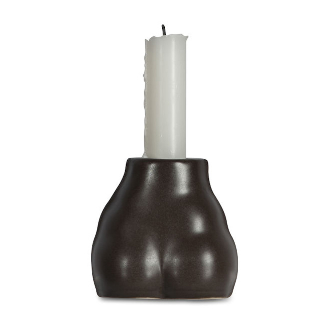Nature ljusstake 9,5 cm, Brown