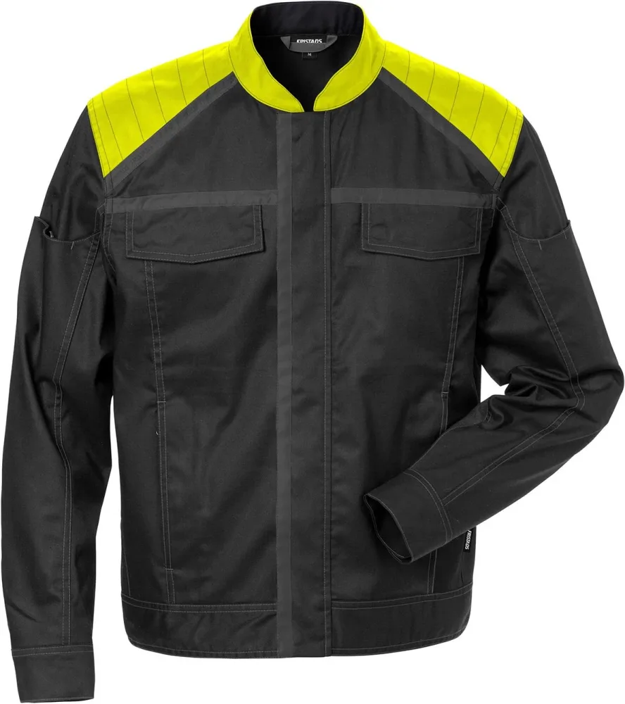 Fristads 4555 STFP Jacka svart/gul 3XL