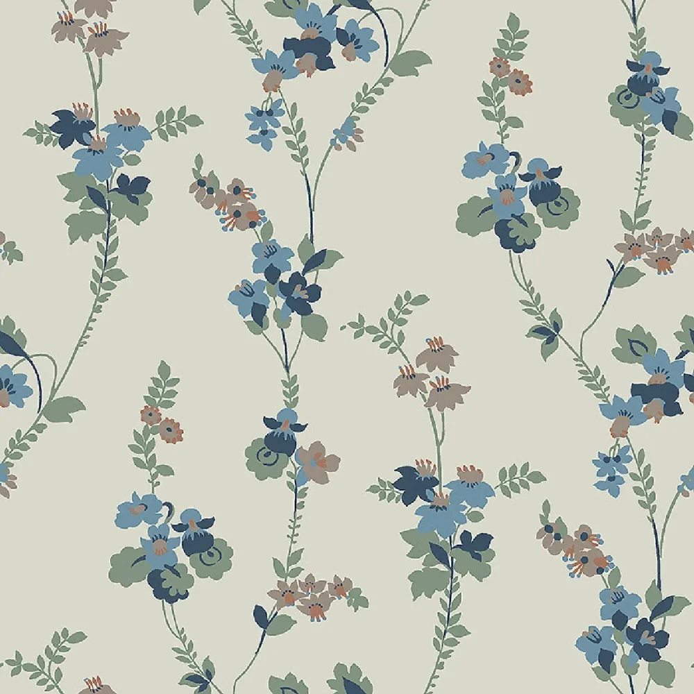 Tapet Swedish Grace Vera 5509 Multi Blommig - Bild 2