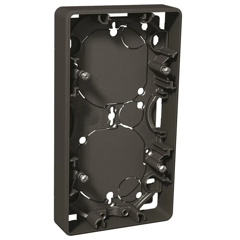 Schneider Electric Exxact Förhöjningsram Antracit, 21 mm 2-fack - Bild 2