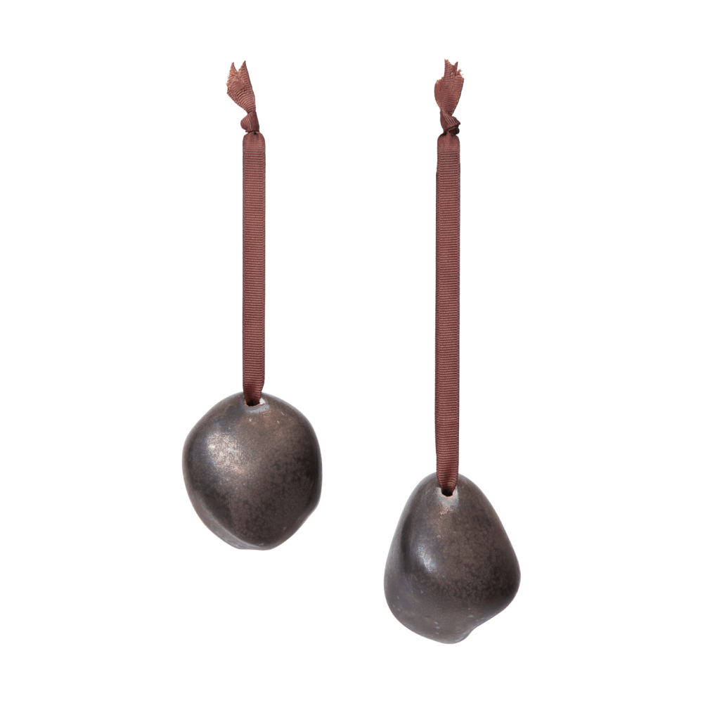 Bellure julhänge 7 cm 2 delar, Rustic Bronze
