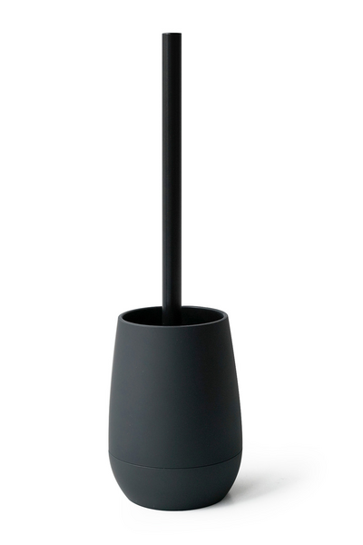 TOALETTBORSTHÅLLARE HABO ACACIA SVART D111X370MM