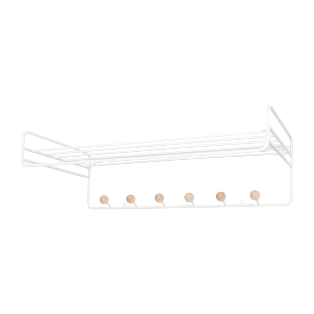 Bill Hat rack hatthylla, Vit