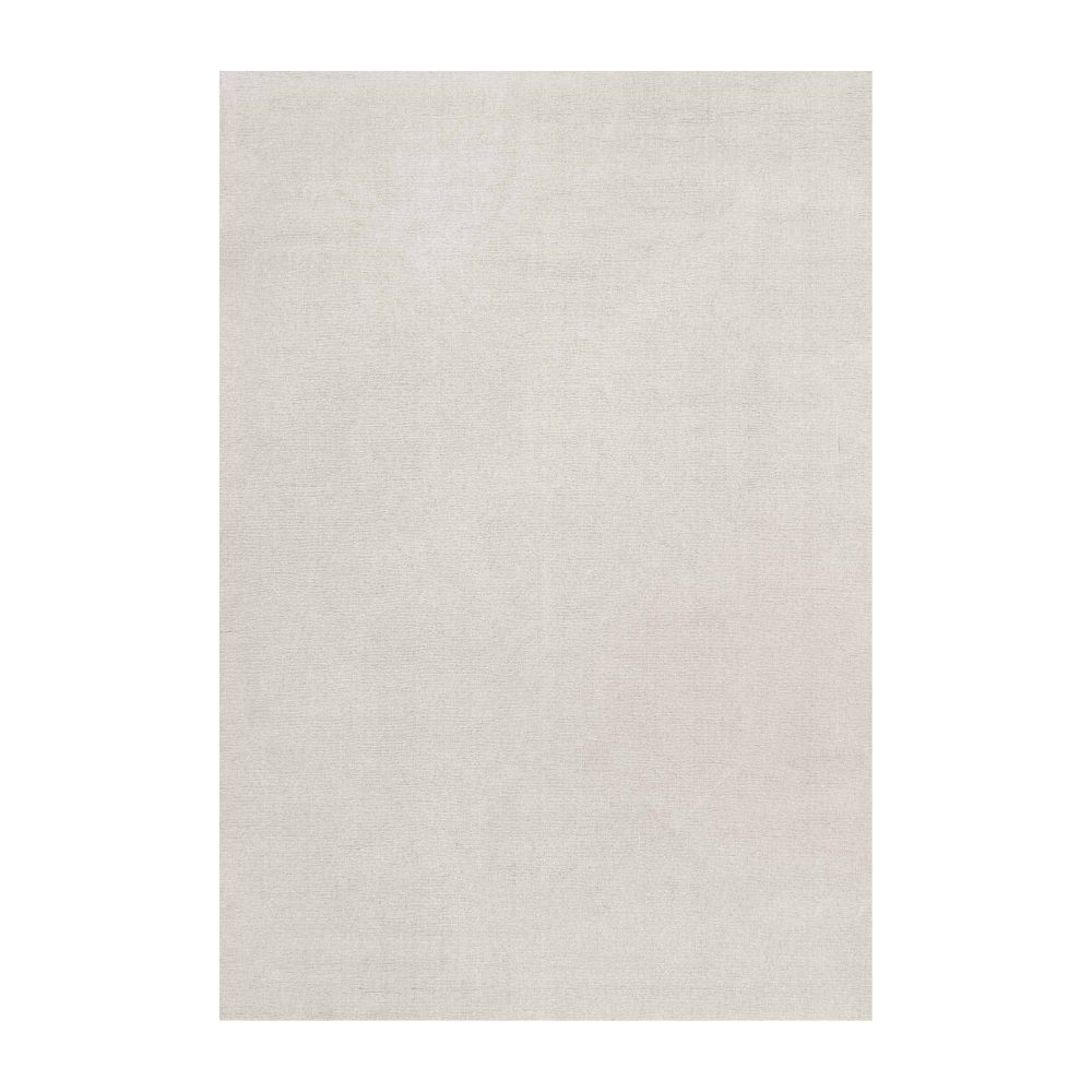 Classic solid ullmatta 180x270 cm, Bone white