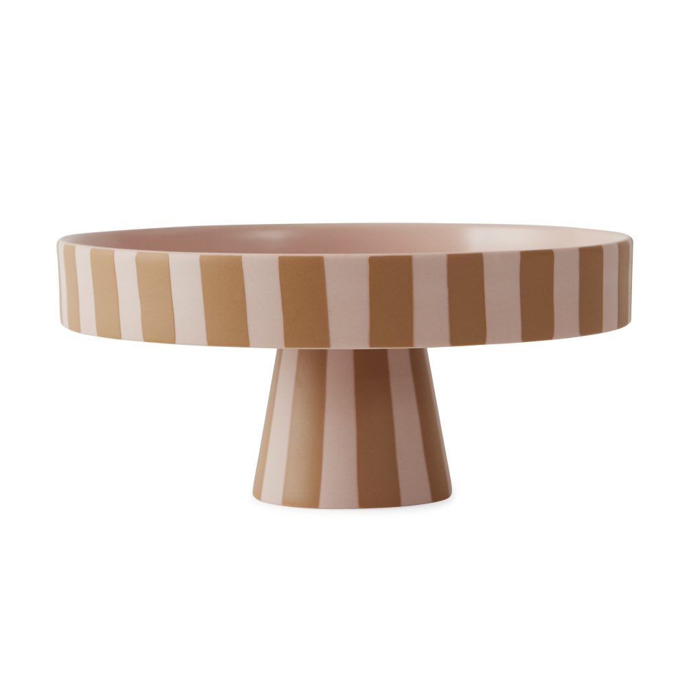 Toppu serveringsfat Ø20 cm, Caramel-rose