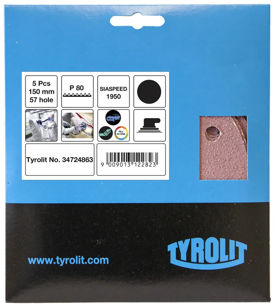 Tyrolit SIASPEED 1950 Kardborrerondell 150 mm K240