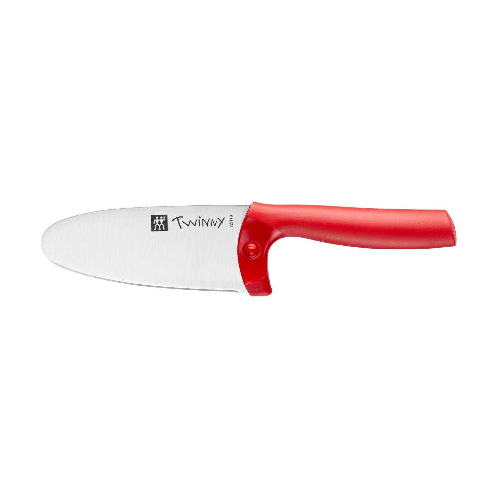 Twinny kockkniv 10 cm, Röd