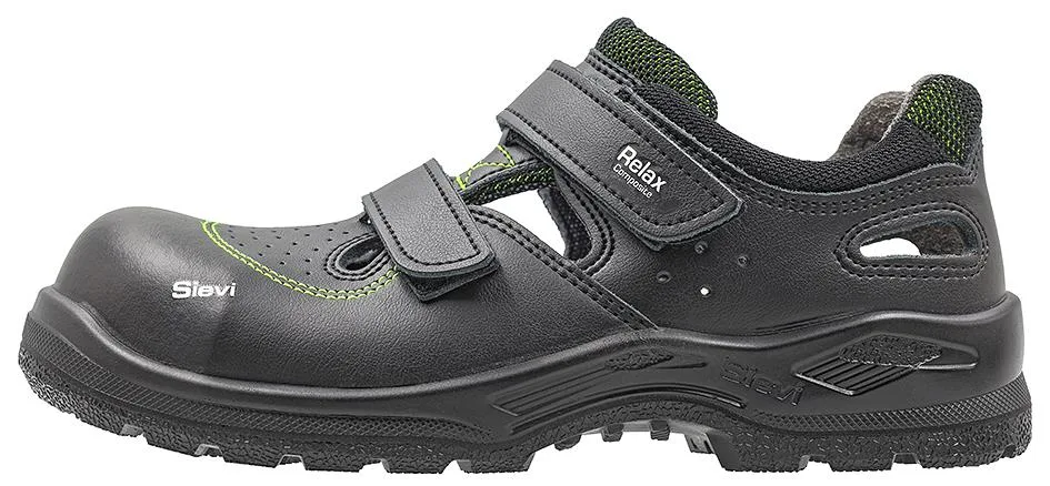 Sievi Relax CT ESD S1PL Skyddssandal Svart, Storlek 35 35
